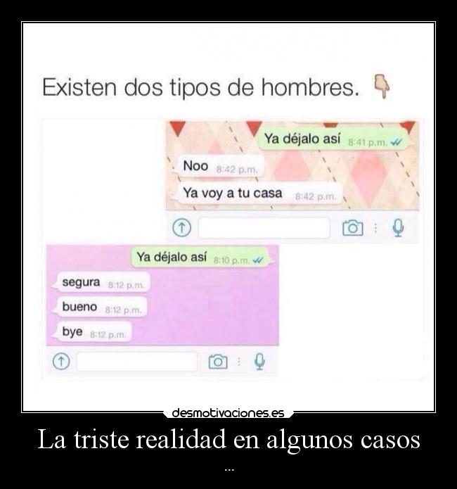 La triste realidad en algunos casos - ...