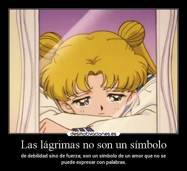 Las lágrimas no son un símbolo -