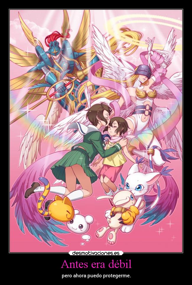 carteles anime digimon kari danieldats desmotivaciones