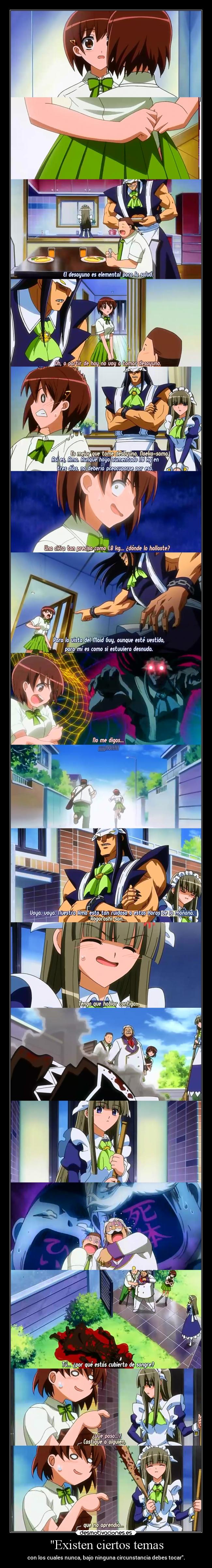 Existen ciertos temas -