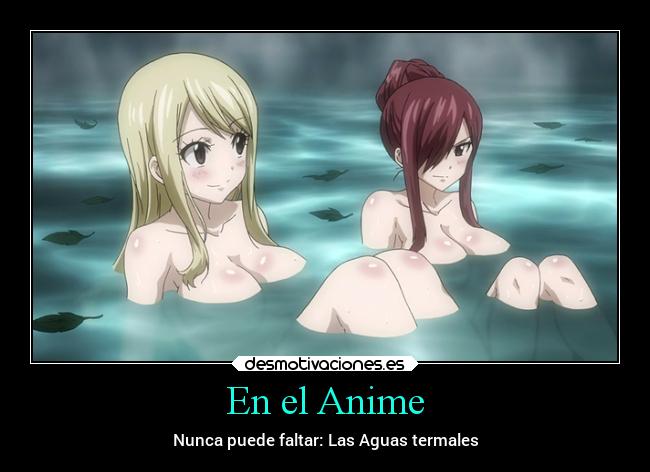carteles anime anime fairy tail lucy erza desmotivaciones