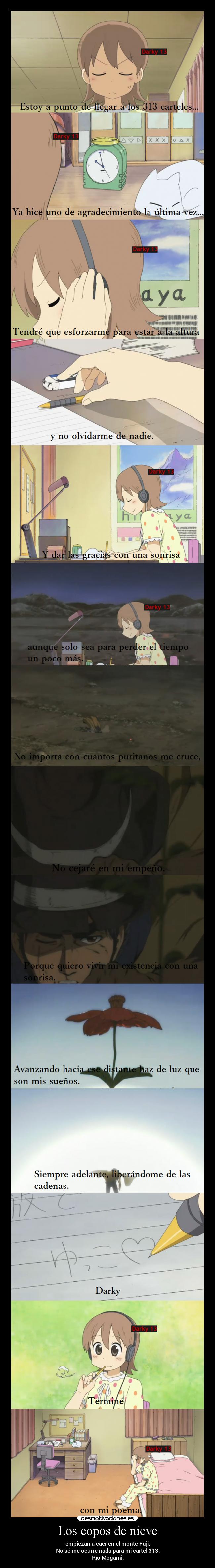 carteles anime haiku nichijou cartel313 mogamiriver redgame elpeormejorhaikudelahistoria chorradadeldia desmotivaciones