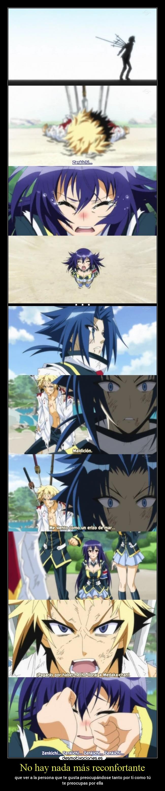 No hay nada más reconfortante - que ver a la persona que te gusta preocupándose tanto por ti como tú
te preocupas por ella