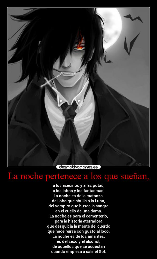 La noche pertenece a los que sueñan, - 