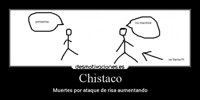 Chistaco - Muertes por ataque de risa aumentando