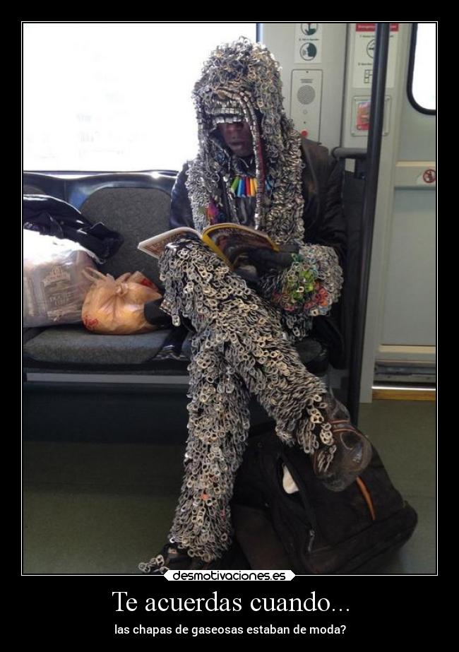 Te acuerdas cuando... - las chapas de gaseosas estaban de moda?