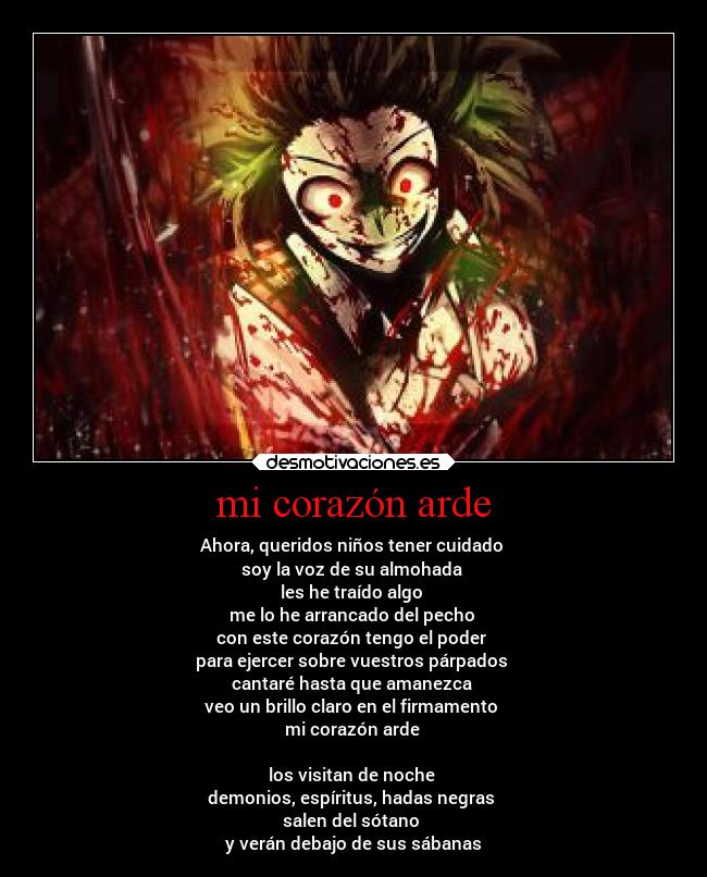 mi corazón arde - 