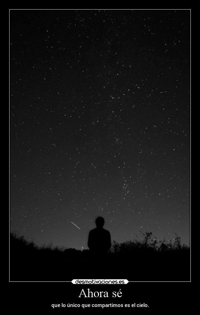 Ahora sé -