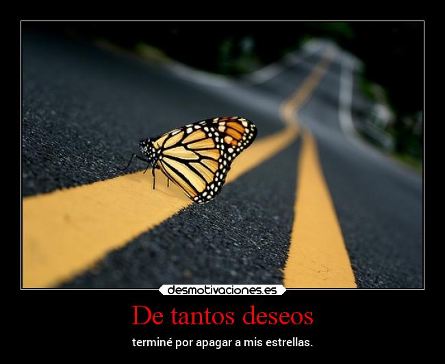 De tantos deseos - 