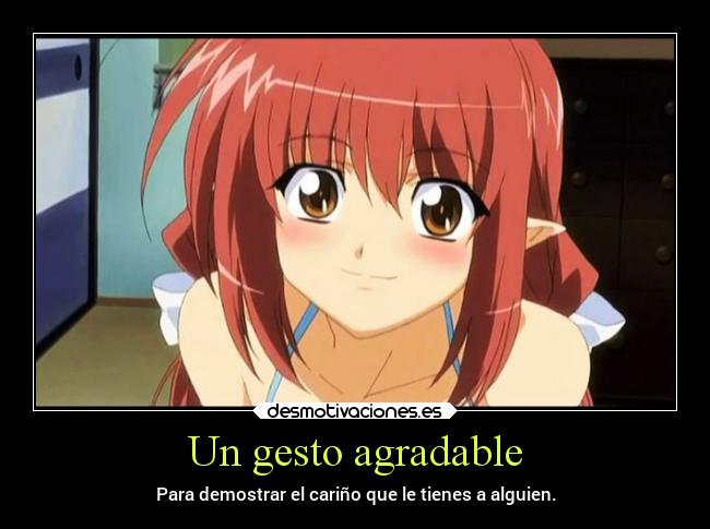 Un gesto agradable - 