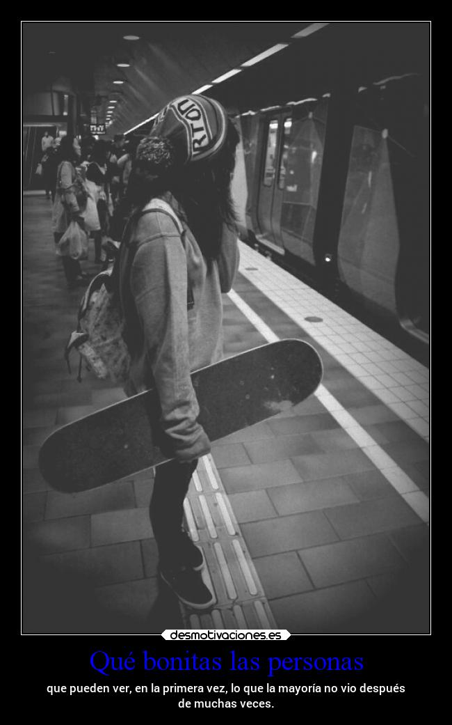 Qué bonitas las personas - 
