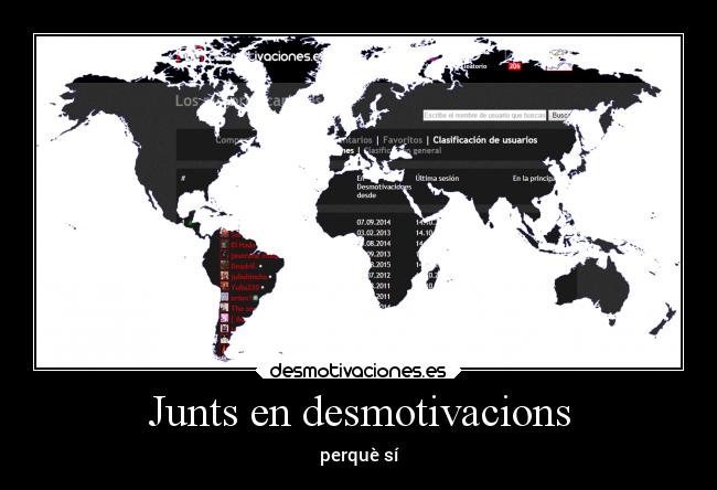 Junts en desmotivacions - perquè sí