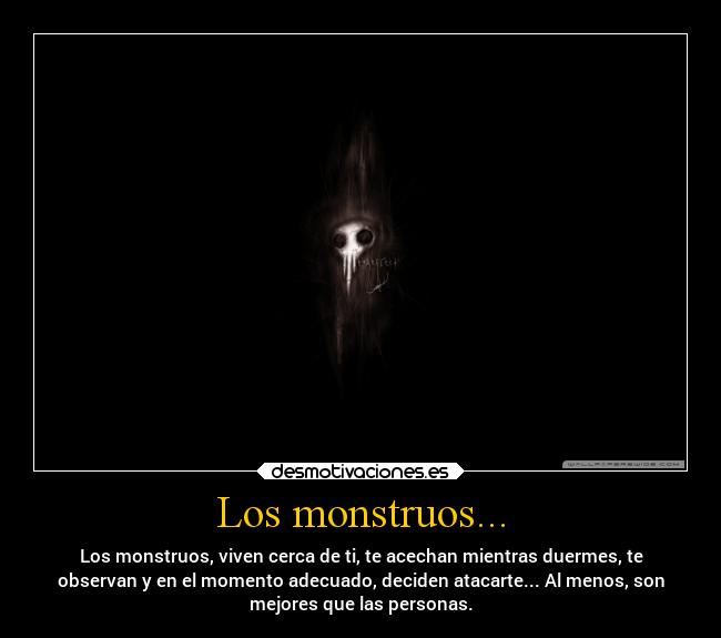 carteles desmotivaciones monstruos personas desmotivaciones