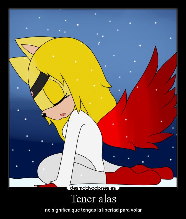 Tener alas - no significa que tengas la libertad para volar