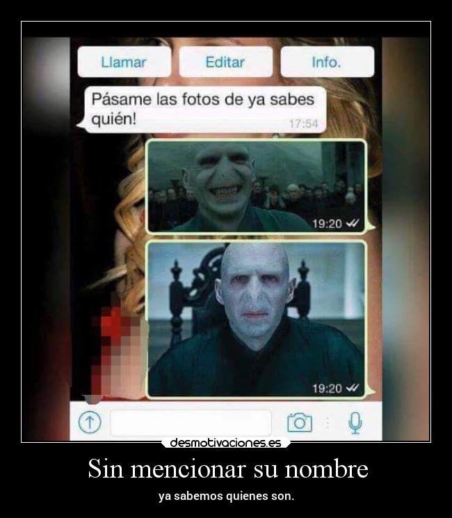 carteles desmotivaciones voldemort innombrable desmotivaciones