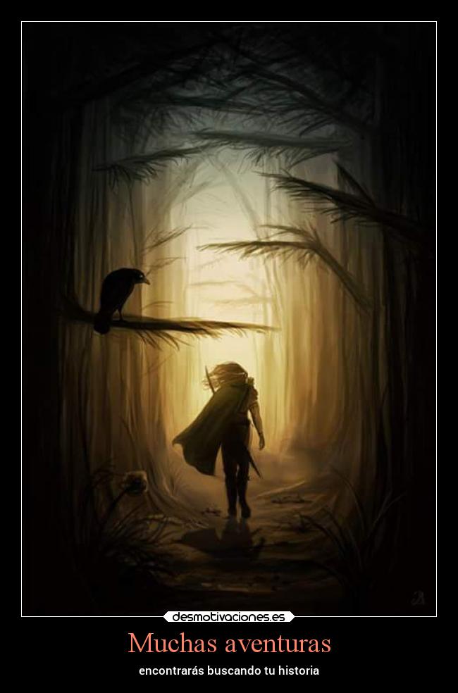 Muchas aventuras - encontrarás buscando tu historia