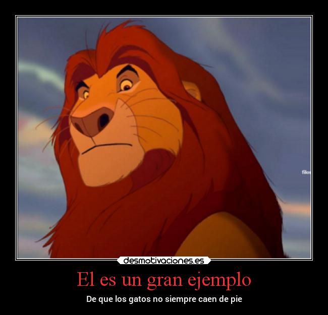 El es un gran ejemplo - 