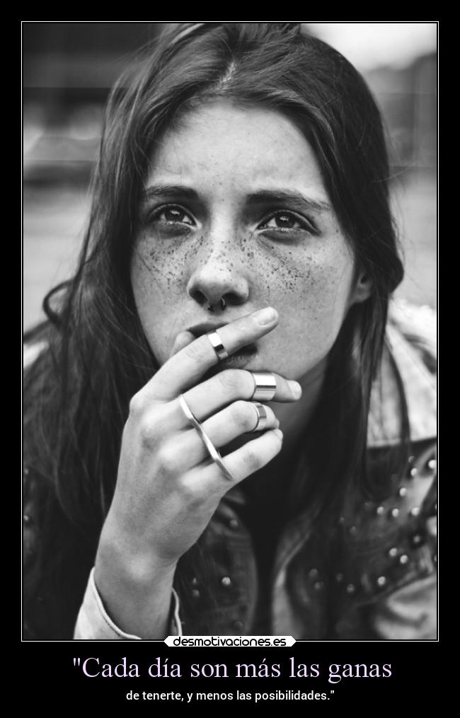 Cada día son más las ganas -