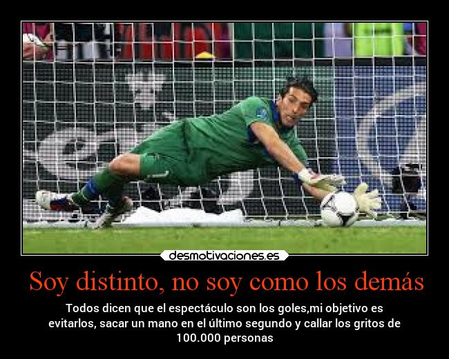 Soy distinto, no soy como los demás -