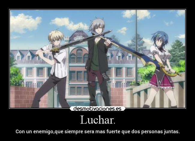 Luchar. -