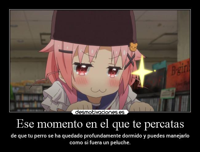 Ese momento en el que te percatas -