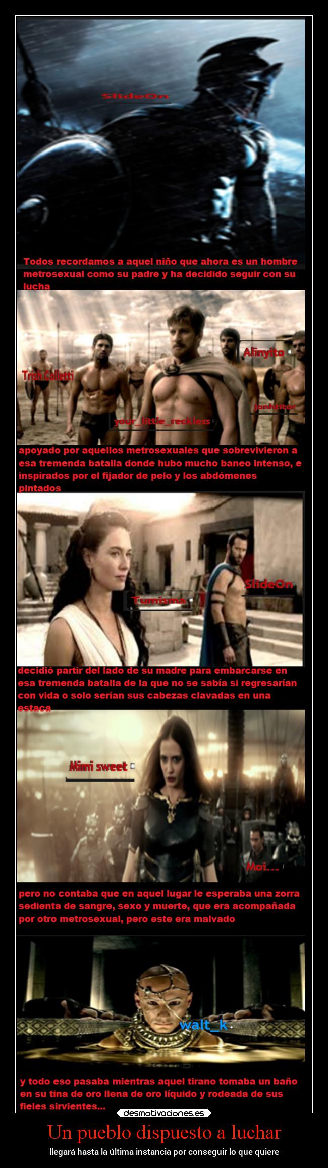 Un pueblo dispuesto a luchar -