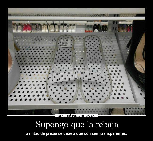 Supongo que la rebaja -