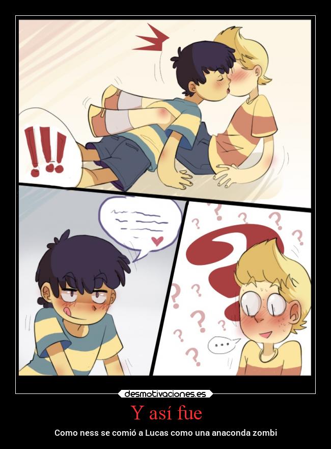 Y así fue - Como ness se comió a Lucas como una anaconda zombi