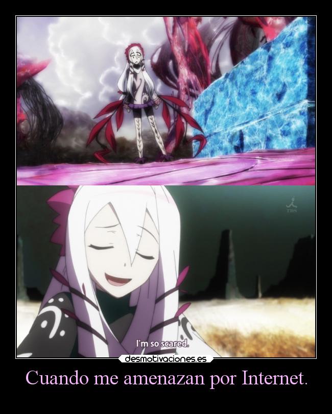Cuando me amenazan por Internet. -