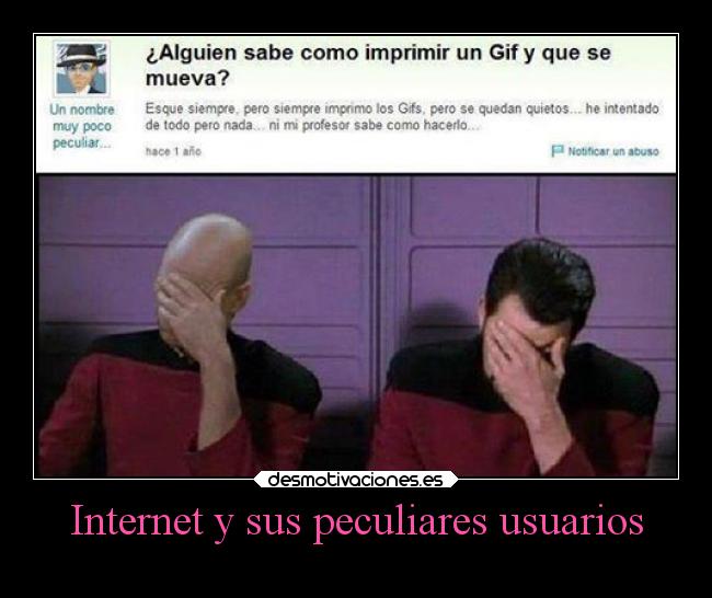Internet y sus peculiares usuarios - 