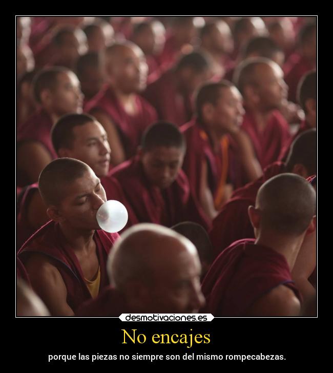 No encajes - 