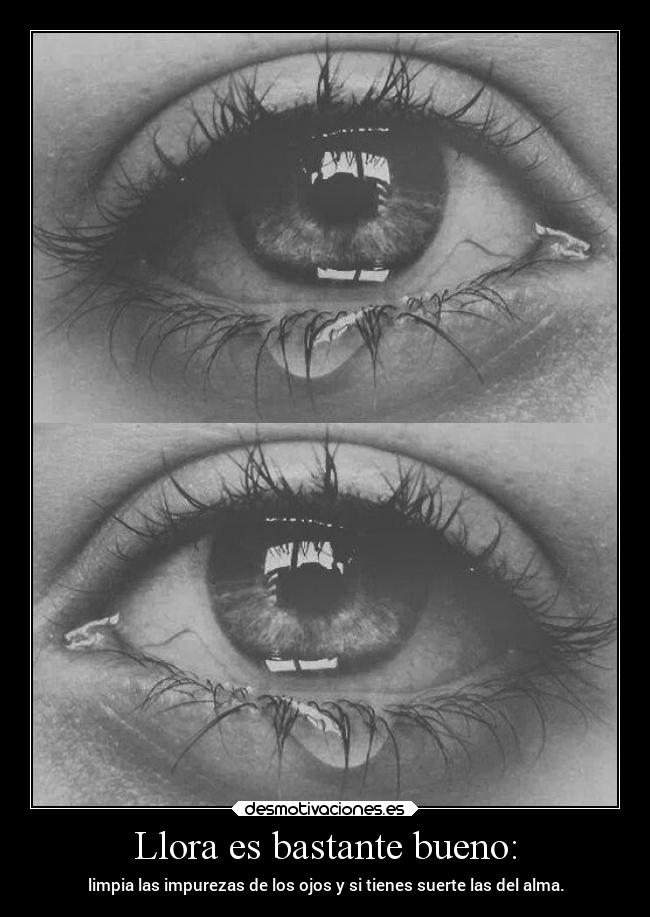 Llora es bastante bueno: -