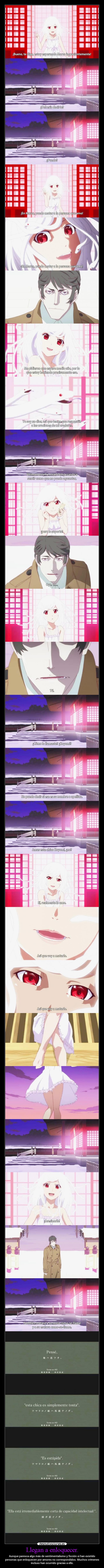 carteles locura desamor anime sengoku nadeko medusa kaiki deishuu monogatariseries projectd soyunidiotatm desmotivaciones