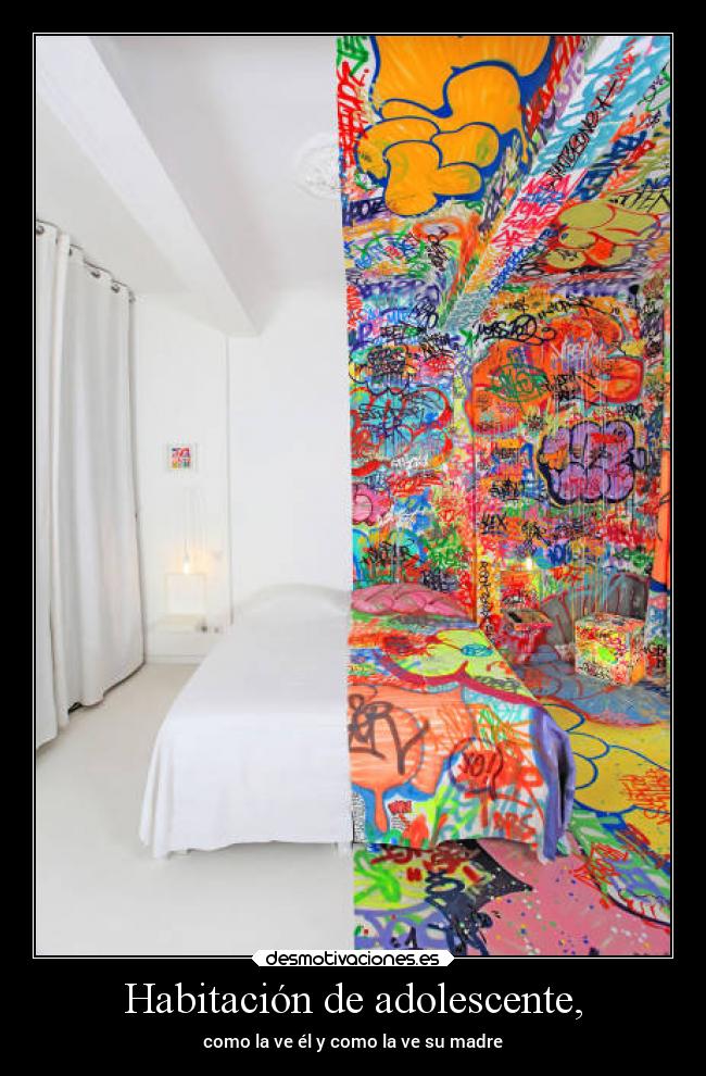 Habitación de adolescente, -