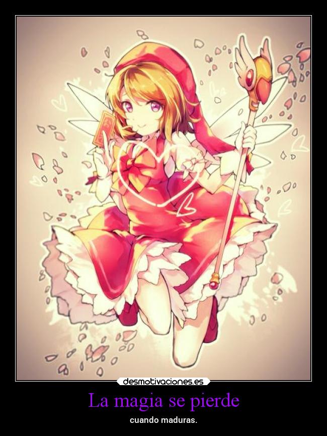 La magia se pierde -