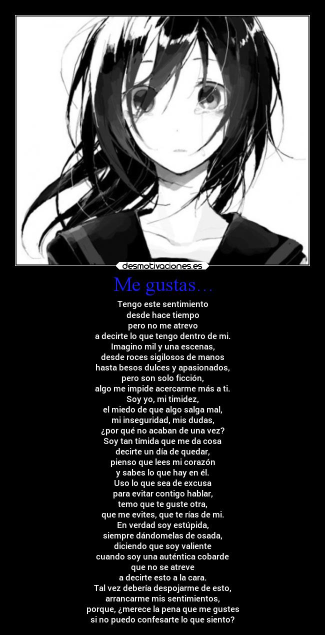Me gustas… -