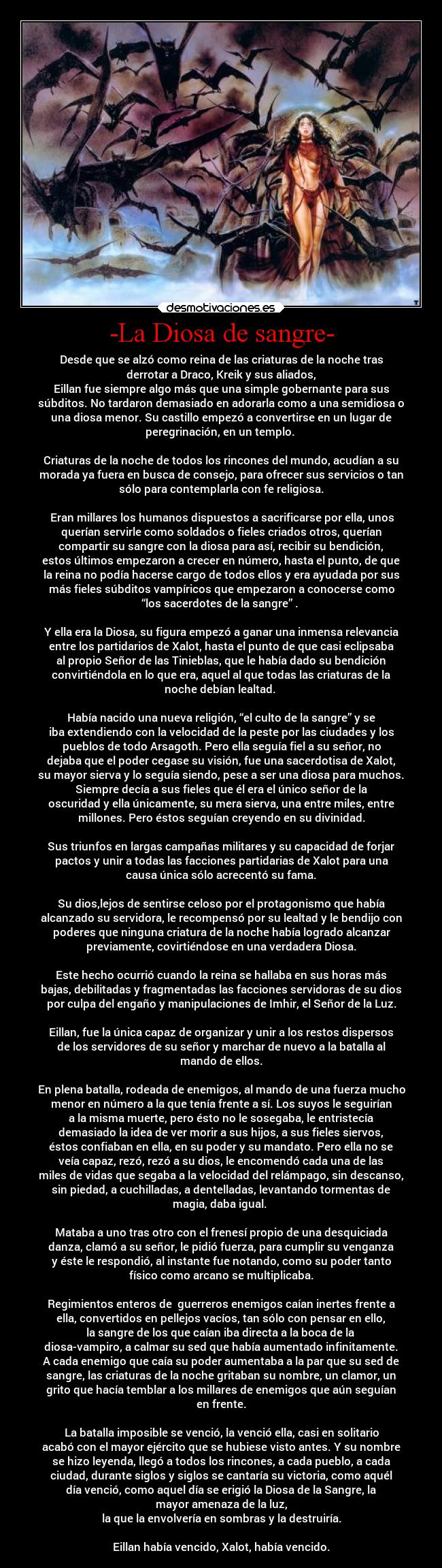 -La Diosa de sangre- -