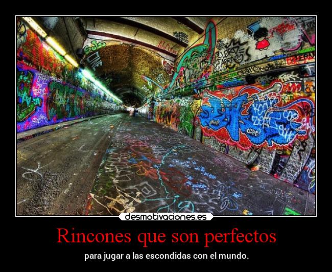 Rincones que son perfectos -