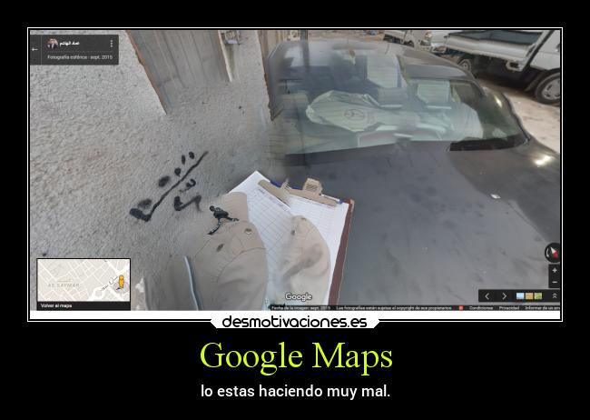 carteles mundo google maps desmotivaciones