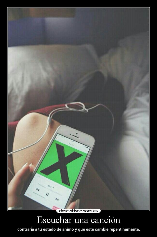 Escuchar una canción -