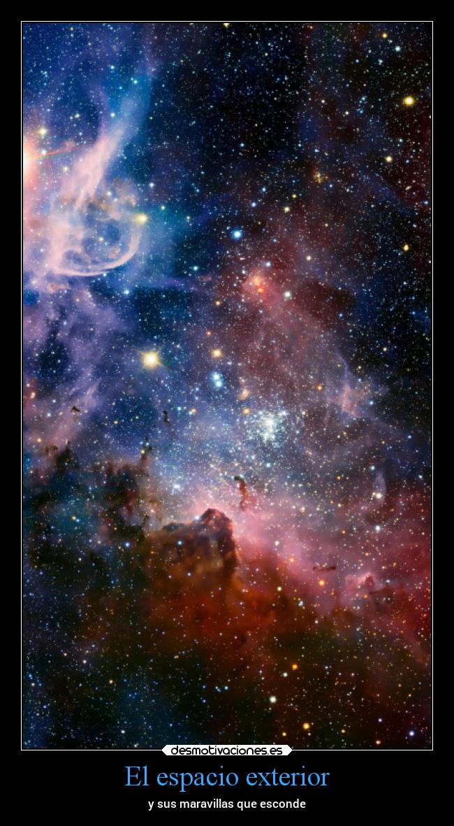 carteles naturaleza espacio estrellas misterios desmotivaciones