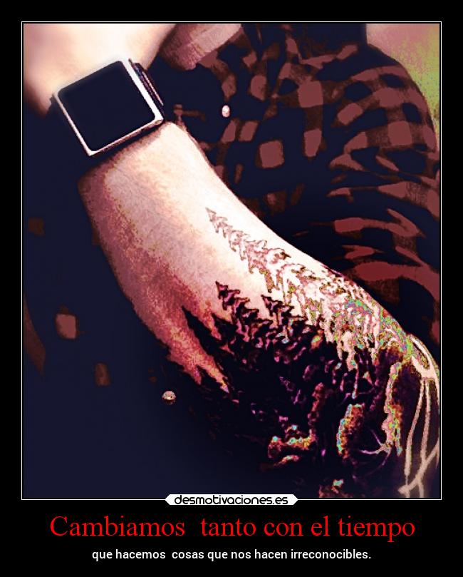 Cambiamos tanto con el tiempo -