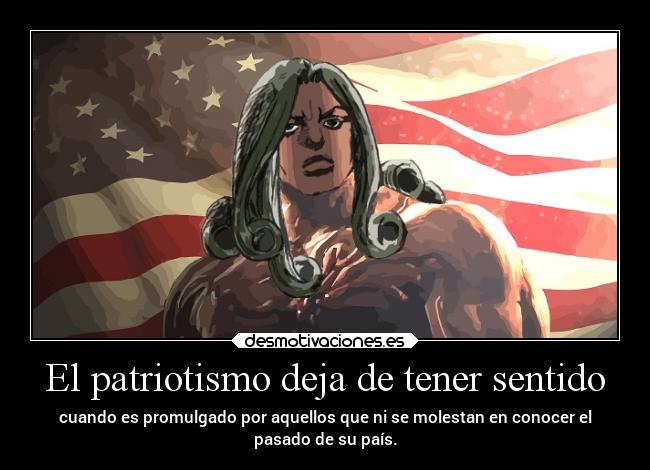 El patriotismo deja de tener sentido - 