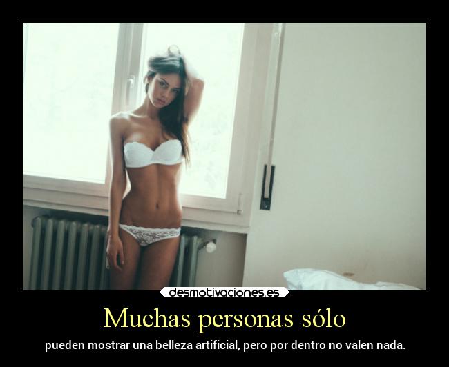 Muchas personas sólo - 