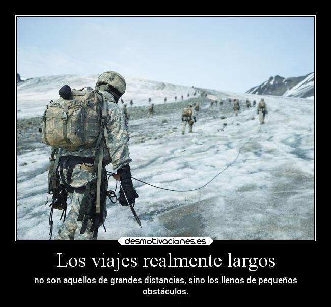 Los viajes realmente largos -
