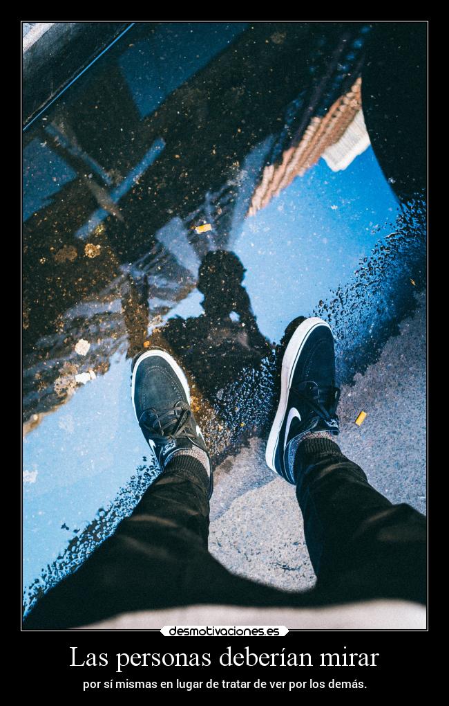 Las personas deberían mirar -