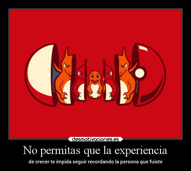 No permitas que la experiencia - 