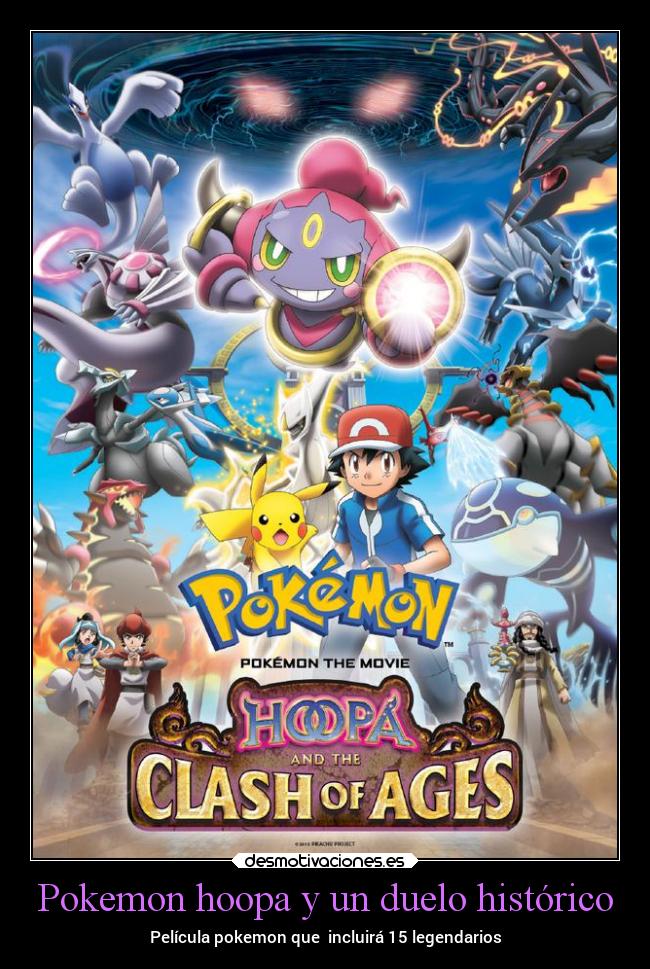 carteles pokemon videojuegos pokemon peliculas legendarios arceus hoopa desmotivaciones