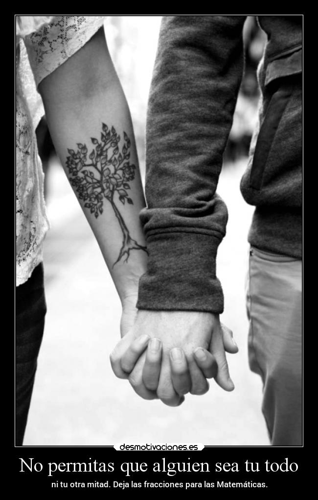 carteles sentimientos amor fracciones matematica desmotivaciones