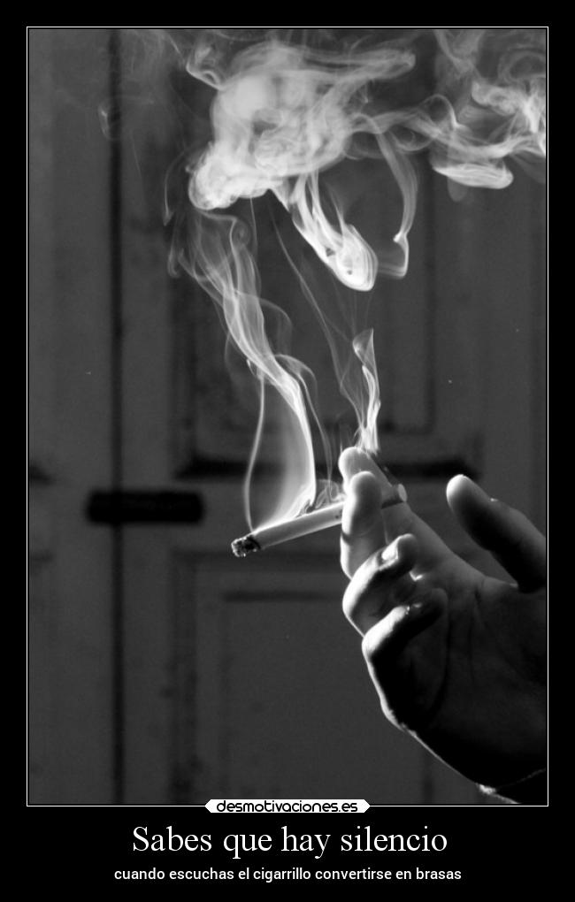 Sabes que hay silencio -